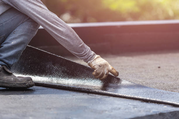 Professional Basement Waterproofing technician working in Eva, AL